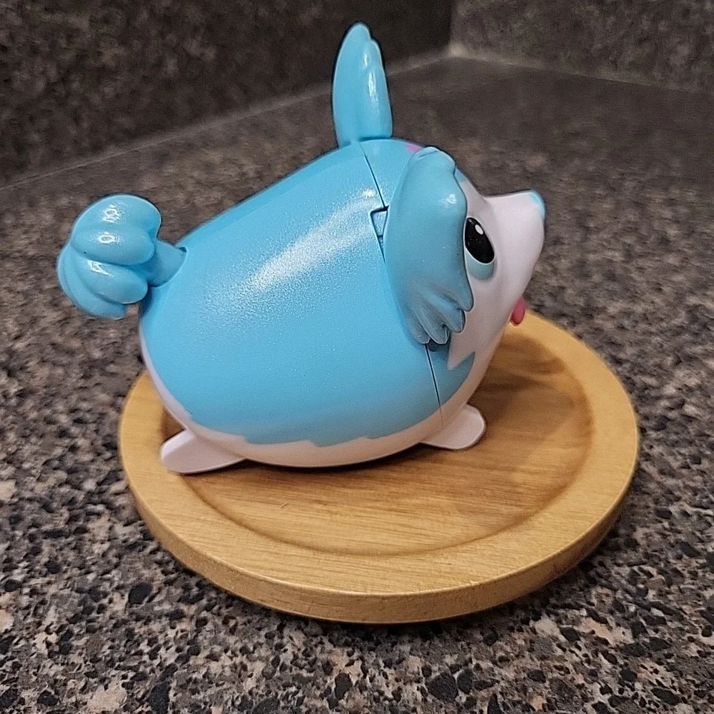 SUPER RARE! SKY BLUE Papillon Dog Chubby Puppies‎ & Friends Toys WORKS